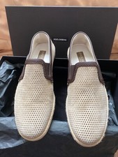 $795 New Authentic Dolce & Gabbana Mens Suede...