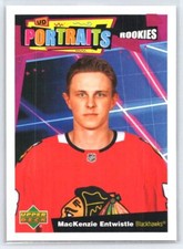2020 Upper Deck MacKenzie Entwistle #P-63    UD Portraits Chicago Blackhawks