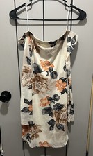 Floral print Mesh Gauze Long Sleeve Dress Windsor Small!