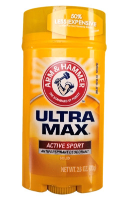 Arm & Hammer Antiperspirant ULTRA MAX - ACTIVE SPORT - 2.6 oz