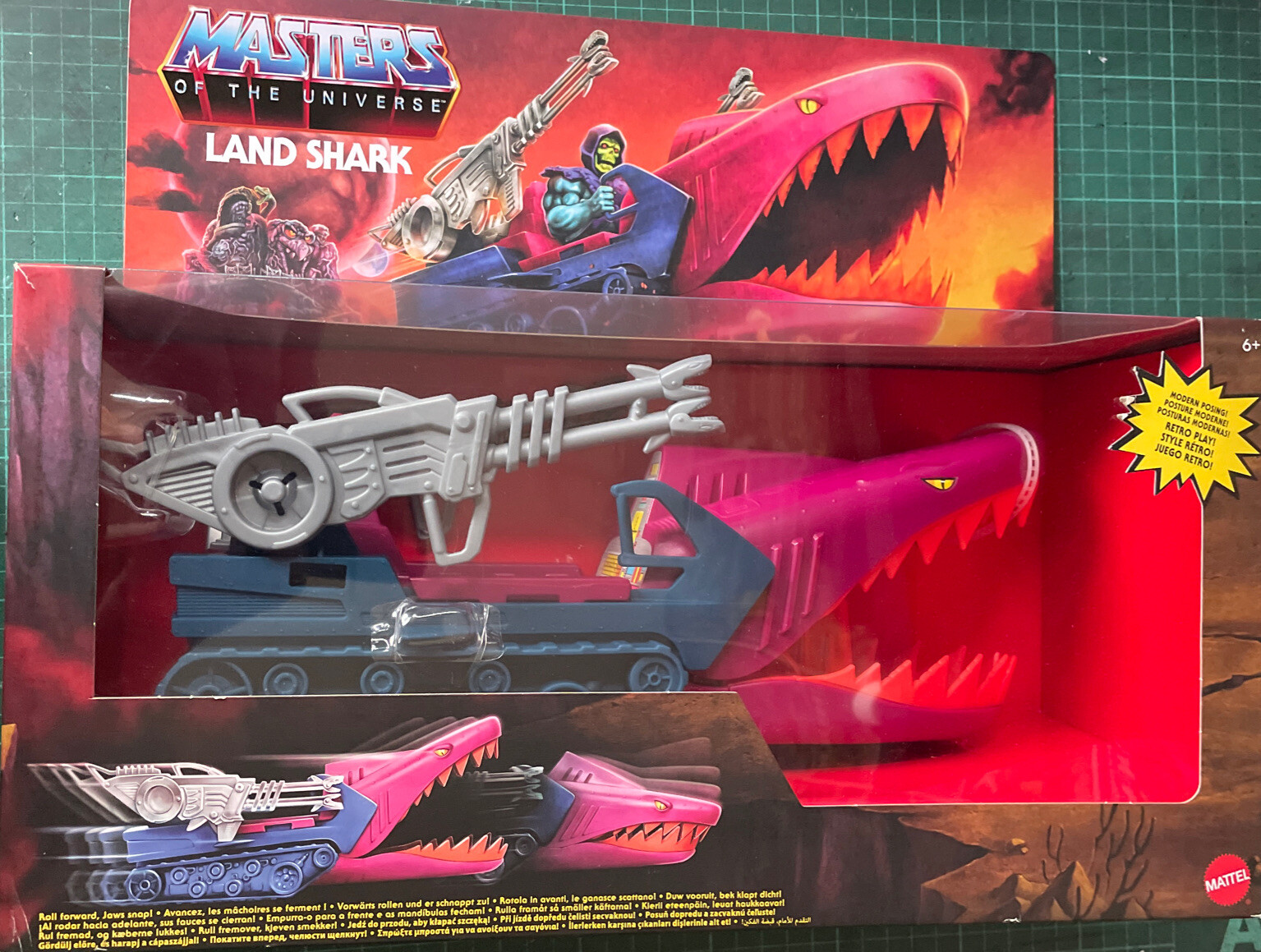 Masters of the Universe Origins Land Shark NIB 2020 He-Man Skeletor