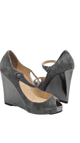 Christian Louboutin Penny Loafer Grey Suede Leather Size 12 US New Christian Louboutin Penny Loafer Suede Gray 44 | eBay main image 4