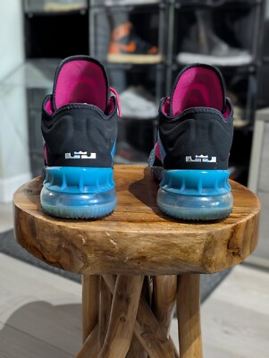 Size 9 Men's Nike Lebron 18 Low Neon Nights CV7564-600 Basketball