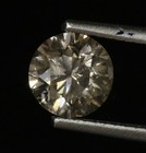 GIA loose certified .97ct I1 Natural Fancy Light Brown round brilliant diamond  — photo 3