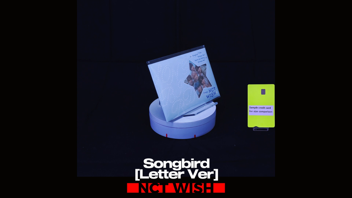 NCT WISH [SONGBIRD] 2nd Single Album LETTER Ver/Mini CD+FotoBuch+