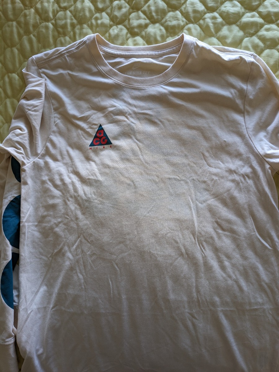 Nike ACG SASQUATCH Long Sleeve Shirt Top Light Cream AQ3953 258 Sz