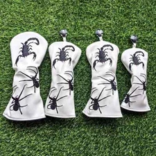 Scorpion Spider Centipede Golf Club Head Cover Driver Woods Hybrid UT Head Cover