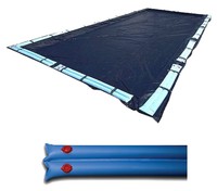 Swimline 16x36 Winter Rectangular Inground Pool Cover + 14) Closing Water Tubes on sale Swimline 16x36 Winter Rectangular Inground Pool Cover + 14) Closing Water Tubes on sale