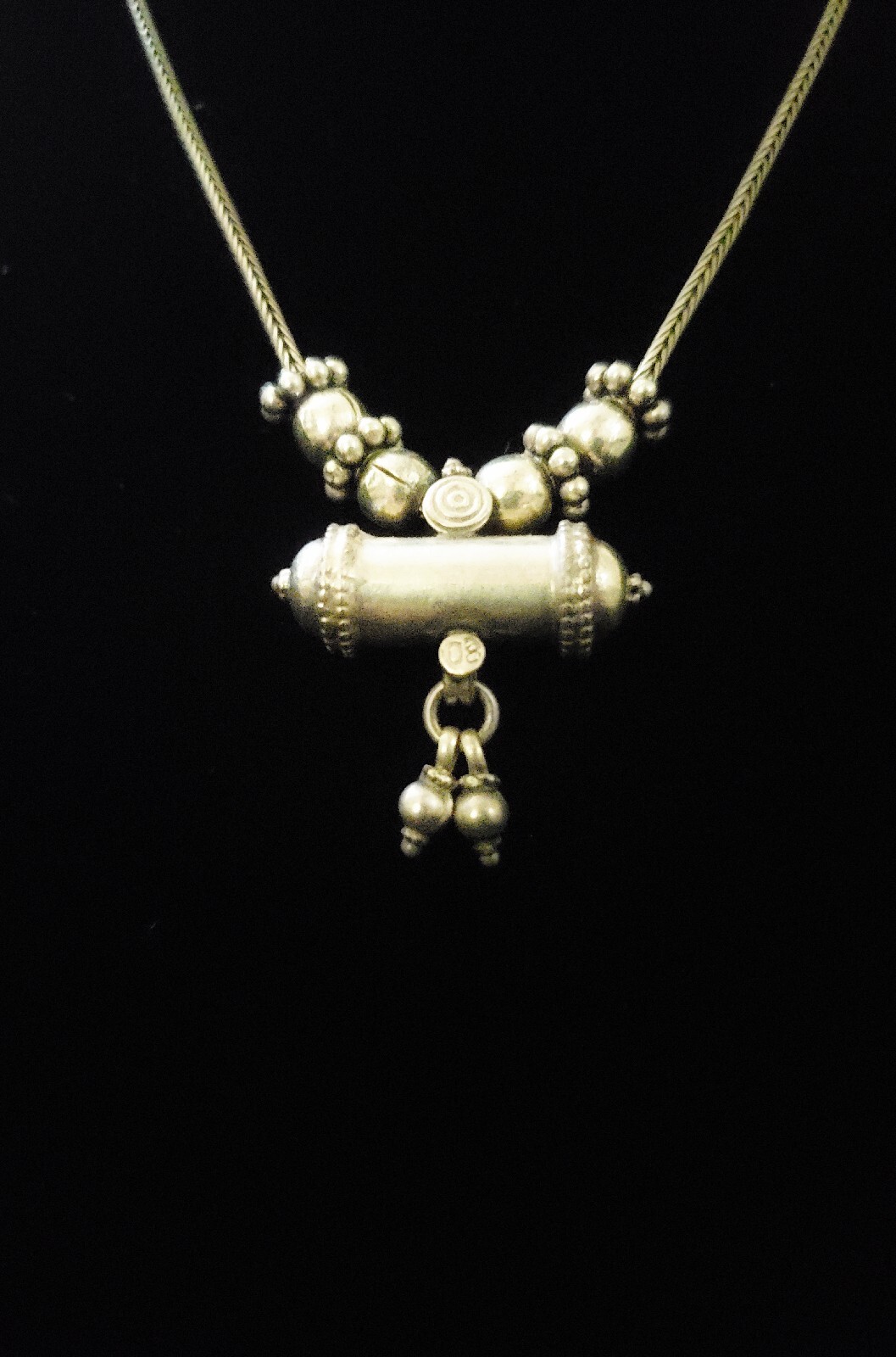 17" Handmade Solid Sterling Silver Braided Chain … - image 2