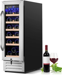 12 Réfrigérateur à vin de pouce, 18 Refroidisseur de vin avec compresseur amélioré, 41-7