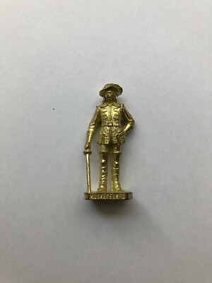 Ü Ei Überraschungsei Metall Musketier 2 Gold Scame