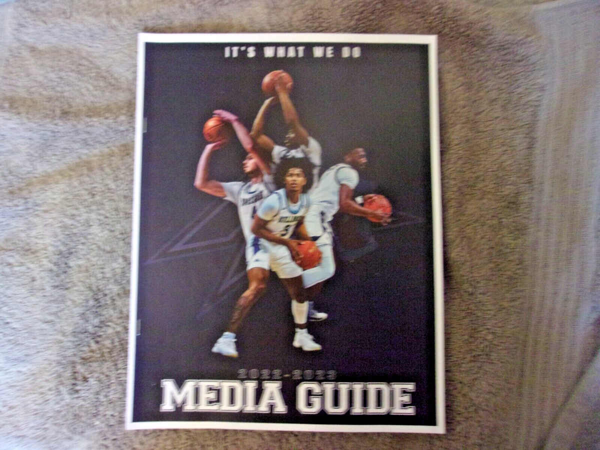 2022-23 UNC ASHEVILLE BASKETBALL MEDIA GUIDE Yearbook MIKE MORRELL