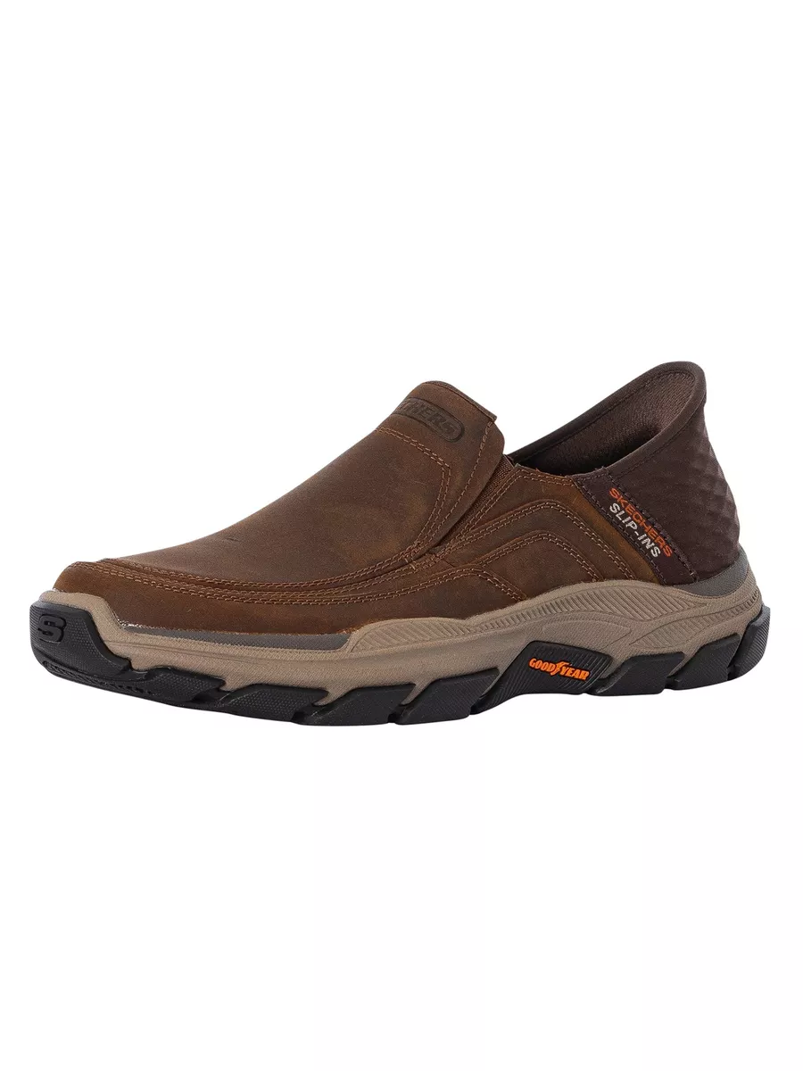 Skechers mens leather trainers 2025