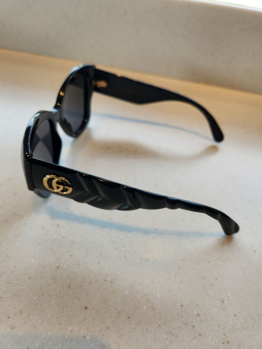 Gucci Oversized Acetate Butterfly Sunglasses With Case | eBay display picture 2
