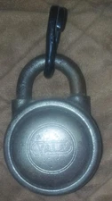 Yale & Towne Mfg Round Padlock No Key