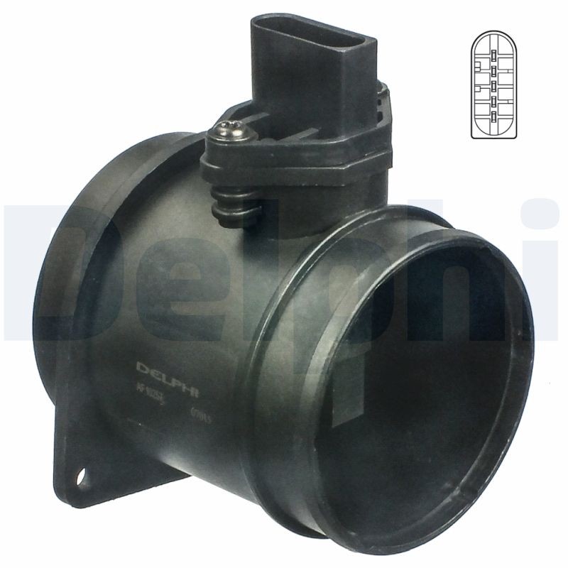 AF10257-12B1 DELPHI MASS AIR FLOW SENSOR FOR AUDI VW
