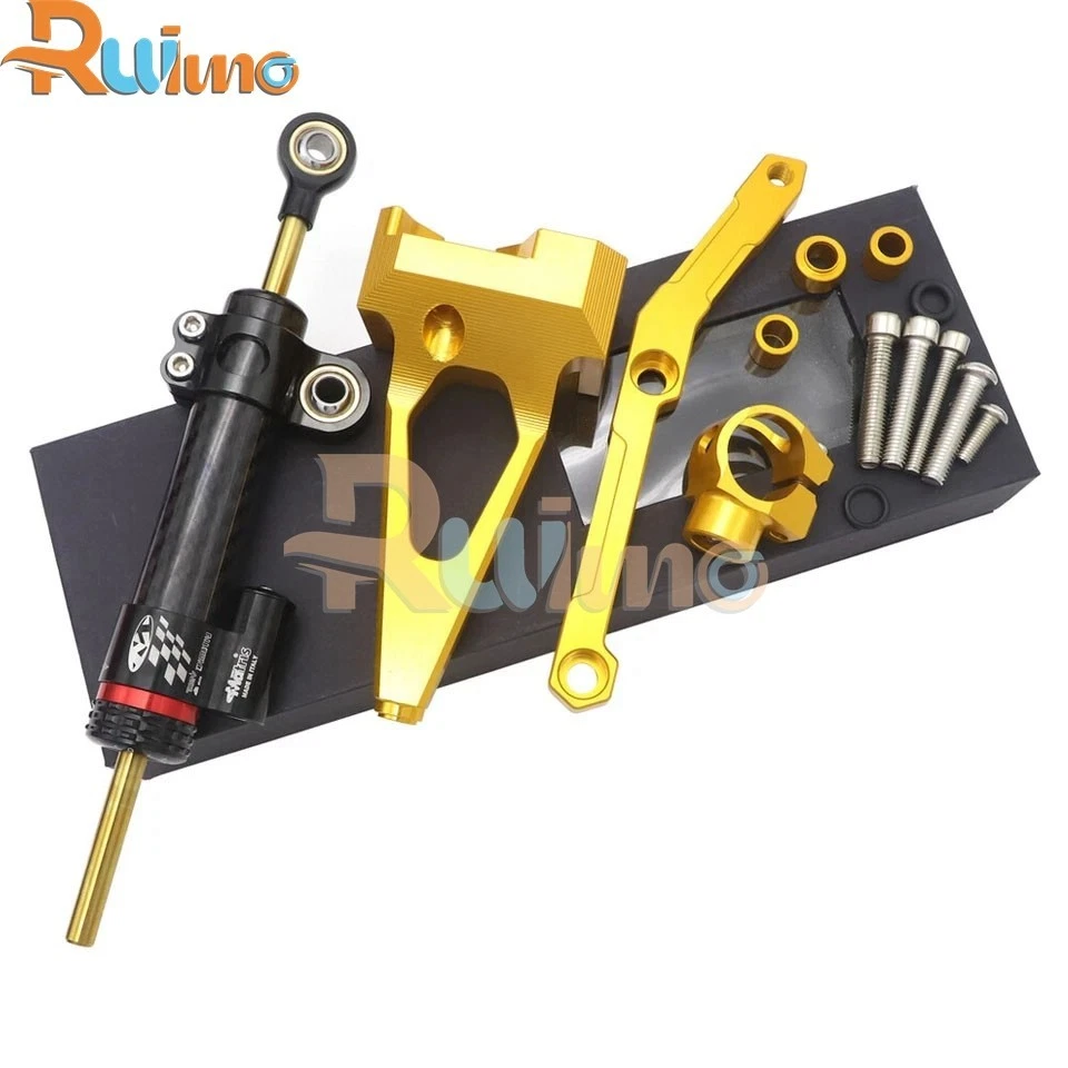 Kit de soporte amortiguador estabilizador dirección moto yamaha mt-09 fz09 2013-2020 Foto 4 de 4