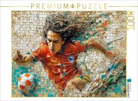 Calvendo Puzzle A Passion For Soccer | 1000 Pieces, Finished Size 25.2 × 18.9 In