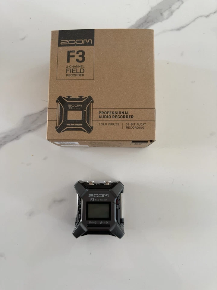 Zoom F3 2-Input / 2-Track Multitrack Portable Field Recorder - Schwarz (ZF3)