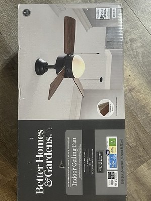 Better Homes & Gardens 30in Oil-Rubbed Bronze Ceiling Fan w/ Light