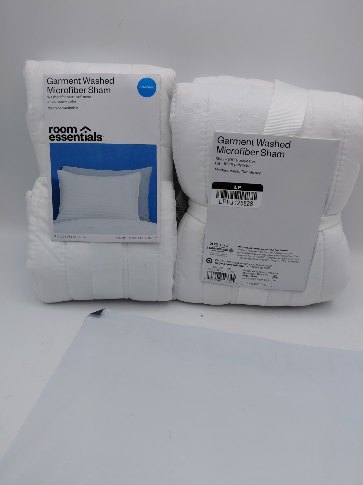 Room Essentials Standard/Queen Garment Washed Set Of 2 Sham White thumbnail 5