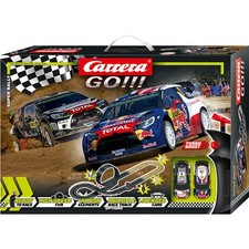 Carrera GO!!! Rennbahn Autorennbahn Super Rally Set / Grundpackung  62495 NEU