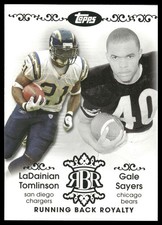 LaDainian Tomlinson / Gale Sayers 2007 Topps #RBR-ST Running Back Royalty