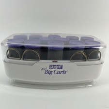 Conair Big Curls Hot Roller Set Purple Jumbo 12 Rollers CHV12P Womens One Size