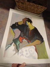 Tarkay Signed & Numbered 62/350 "Indifferent II" Serigraph On Paper w/C.O.A.