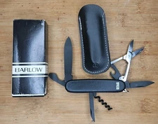 Barlow Solingen SAK Multi-Tool Matte Black 3 Layer  ✂️🪛 🔪 New W/ Box Germany 