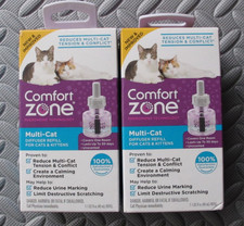 COMFORT ZONE Multi Cat Calming Diffuser Refill 2 Pack Cat Calming Pheromone