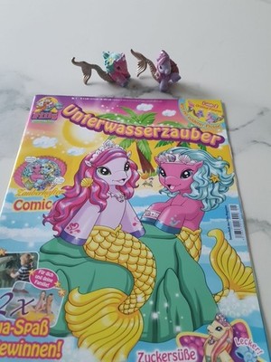Rarität für Sammler Filly Mermaids Goldnixen Nemo+Anemonia mit Zeitschrift