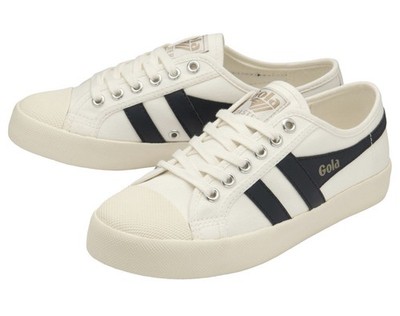 Off White/Black Vegan Gola Classics Women s Coaster Size 8 Gently Used