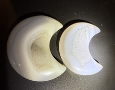 Druzy Agate Moon Crystals, sold together