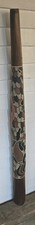 Large Hand-Painted Wooden Didgeridoo 51" / 130 cm 3.5 kg Dot Art AS IS