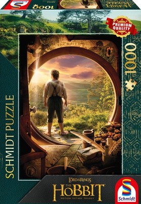 Schmidt Spiele 58552 58552 The Hobbit 58552 Puzzle 1000-Piece Leaving Bag End Mu