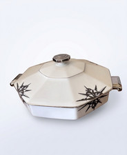 Porcelaine de Limoges ancienne - Légumier - Art Déco - F. LEGRAND & Cie - 1930
