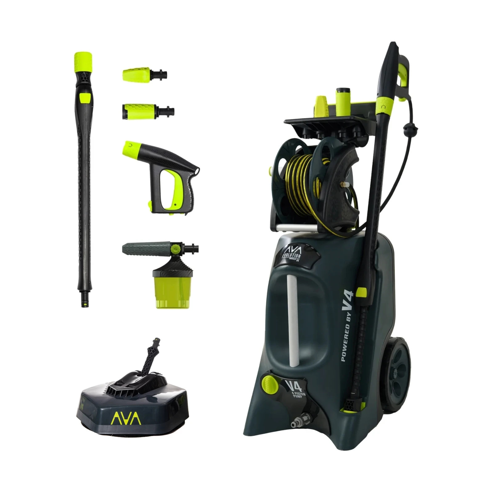 AVA Evolution P90 L (730 l/h, 160 bar, 3300 W) mit AVA Terrassenreiniger Basic