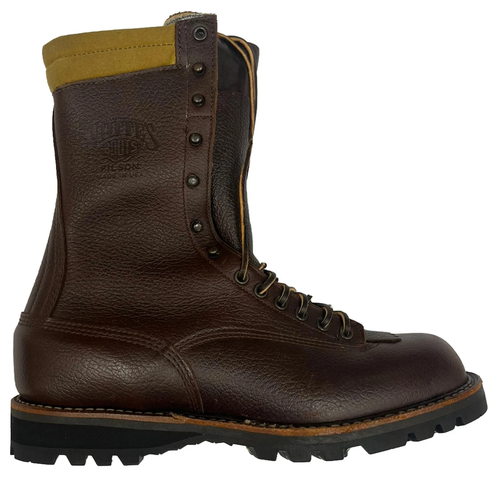 Filson x White's Dryfoot Sierra Boots Waterproof Tin Cloth Hybrid USA Size 12 D