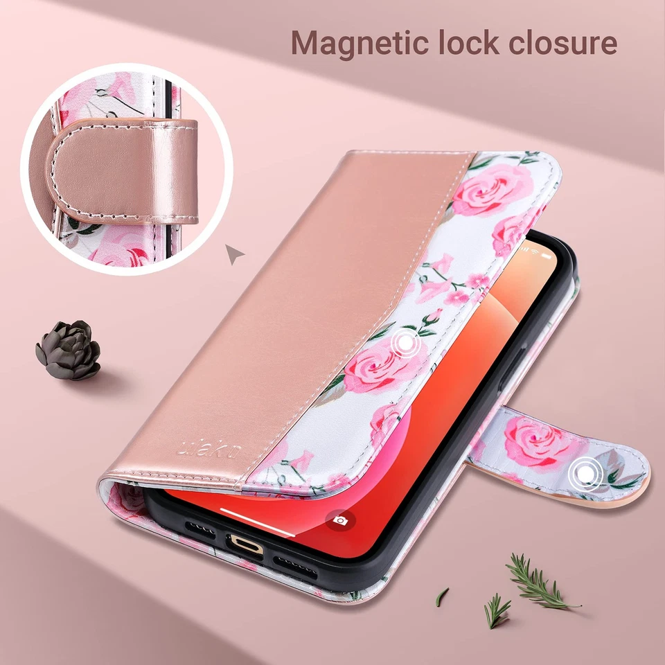 Compatible with iPhone 13 Pro Max Wallet Case for Women with Credit Card Hold... - Image 4 of 4