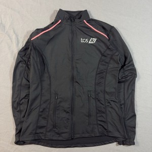 Veste Femme TCS London Marathon - Taille L, Noire, Polyester, Pour Running, Occasion