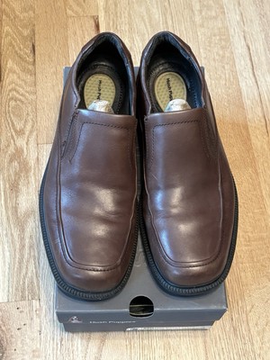 Hush Puppies  Strike  Brown Leather Slip On Shoes H18751 Men s Sz 13M