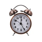 3.5 Inches Metal Desktop Double Bells Alarm Clock Table Clock for Home