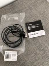 Targus Notebook Security DEFCON CL Serialized Combo Cable Lock PA410S-1 NEW