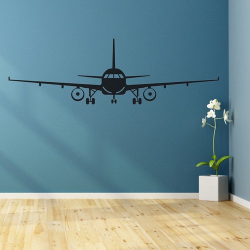 2 stücke Flugzeug Wandaufkleber Selbstklebende Wasserdichte Wandtattoo für Home - Bild 9 von 12
