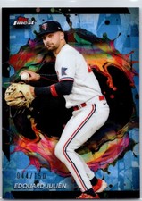 2024 Finest #206 Edouard Julien Sky Blue Refractors #/150