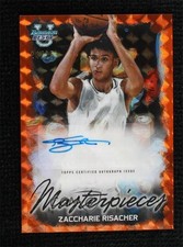 2023-24 Bowman U Best Orange Geometric Refractor /25 Zaccharie Risacher Auto AU