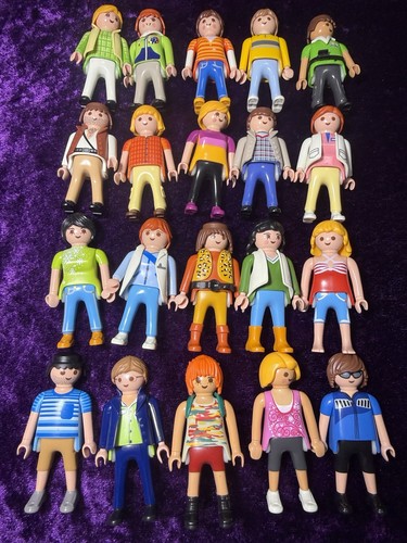 Playmobil Mixed Toy Lot Mixed Figures Replacement Preschool Pretend Play Toys