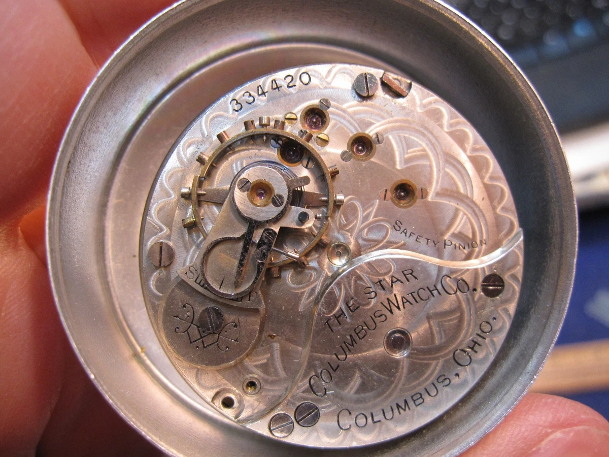 Columbus Pocket Watch Pocket Watches with Vintage for sale | eBay