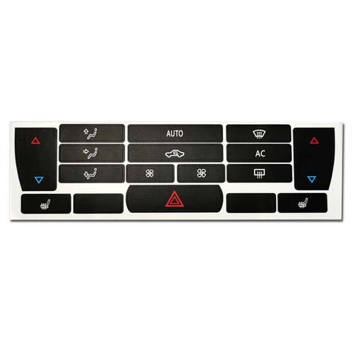 Climate Control Decals Practical Use Reflected Illumination Black Overlay - Picture 7 of 8